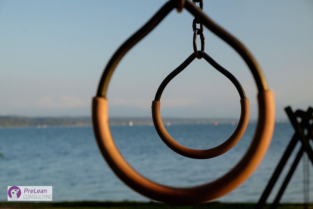 Turnringe am Spielplatz in Tutzing am Starnberger See