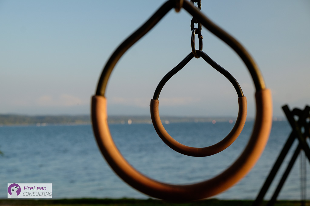 Turnringe am Spielplatz in Tutzing am Starnberger See